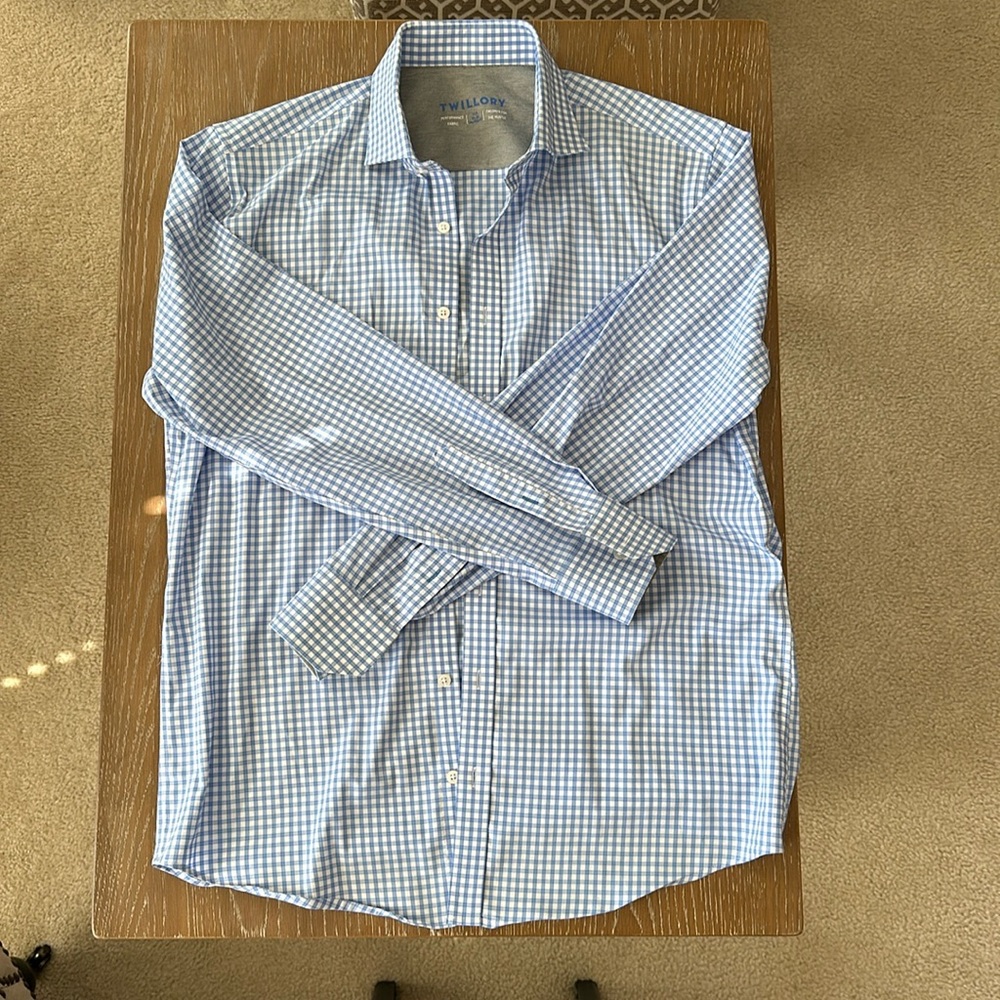 Twillory Tailored Fit Performance Dress Shirt